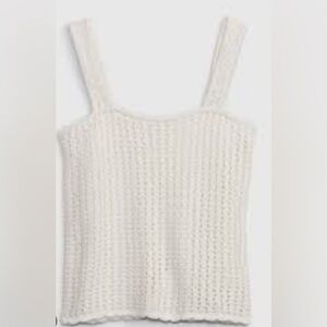 Gap crochet tank top